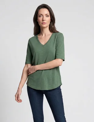 Blusa Chico's manga al codo para mujer