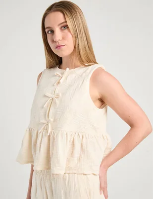 Blusa de tirantes Now & Then para mujer