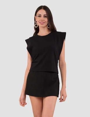 Blusa tattoo mayo manga sin manga para mujer