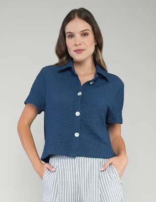 Blusa Parallel manga corta para mujer
