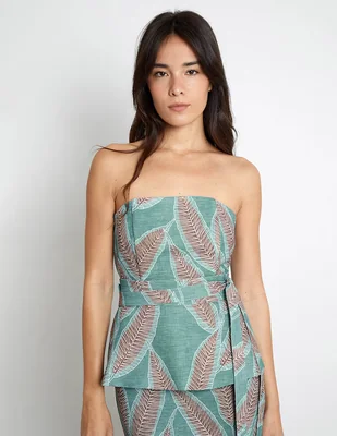 Blusa Trucco sin manga para mujer
