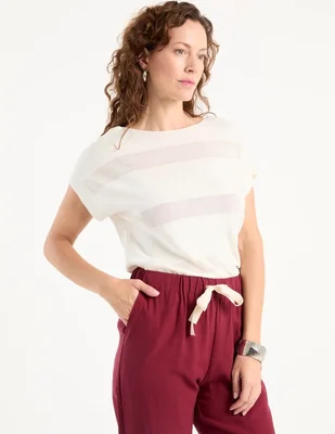 Blusa Lieb manga corta para mujer