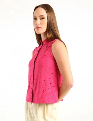 Blusa Petite Studio sin manga para mujer