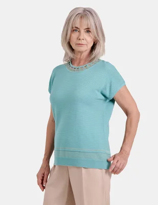 Blusa Vitos manga corta para mujer