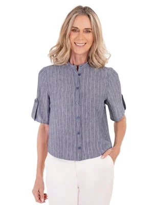 Blusa Chaps manga 3/4 para mujer
