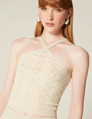 Top Studio F cuello halter