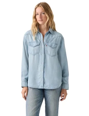 Blusa Levi's manga larga para mujer