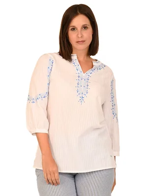 Blusa Ferrioni manga 3/4 para mujer