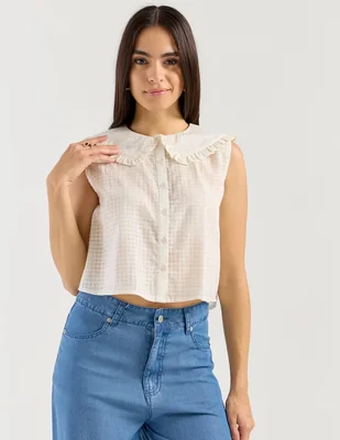 Blusa Petite Studio sin manga para mujer