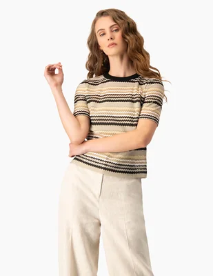 Blusa Ivonne manga corta para mujer