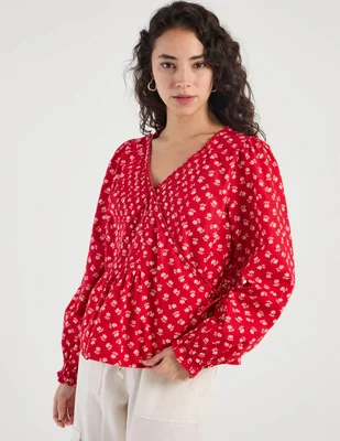 Blusa levi's manga larga para mujer