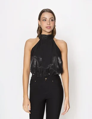 Blusa Studio F sin manga para mujer