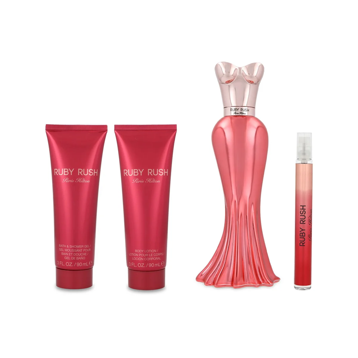 SET PARIS HILTON RUBY RUSH 4PZS