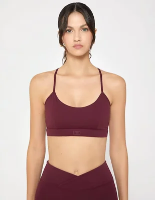 Top Studio F cuello redondo tirante cruzado