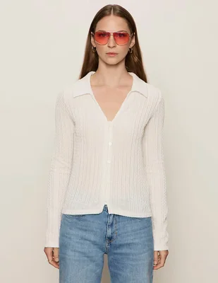 Blusa Sanctuary manga larga para mujer
