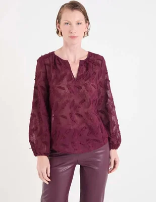 Blusa Chico's manga larga para mujer