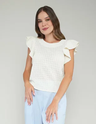Blusa Parallel manga corta para mujer
