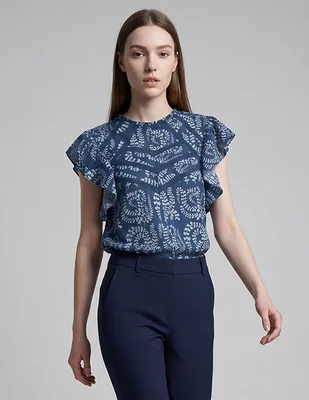 Blusa Renatta&Go manga corta para mujer