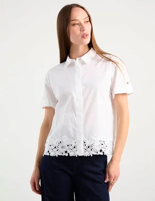 Blusa Karl Lagerfeld Paris manga corta para mujer