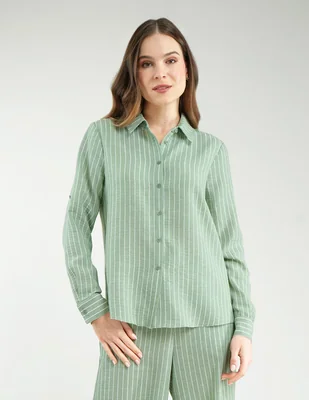 Blusa Parallel manga larga para mujer