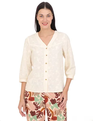 Blusa Duplan Grupo Sabadell manga 3/4 para mujer