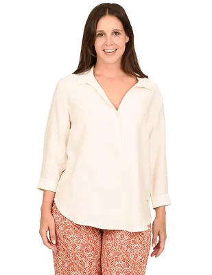 Blusa Ferrioni manga 3/4 para mujer