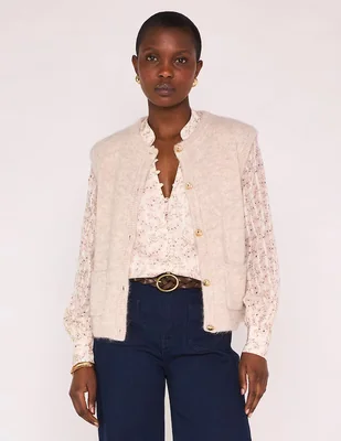 Blusa Maison 123 manga larga para mujer