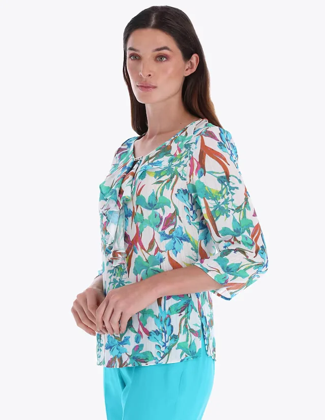 Blusa Charme manga 3/4 para mujer