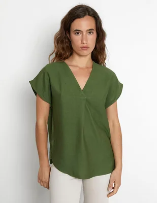 Blusa Trucco manga corta para mujer
