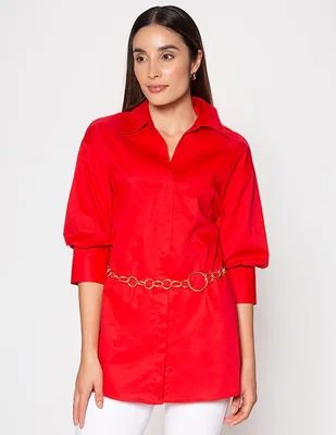 Blusa Studio F manga 3/4 para mujer