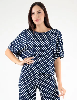 Blusa Trinity manga al codo para mujer
