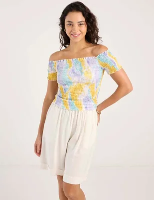 Blusa Biography manga corta para mujer
