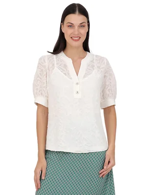 Blusa Duplan manga corta para mujer