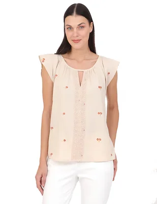 Blusa Duplan manga corta para mujer