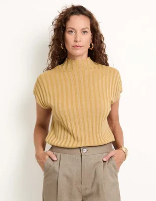 Blusa Lieb manga corta para mujer