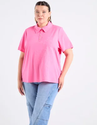 Blusa Karl Lagerfeld Paris manga corta para mujer