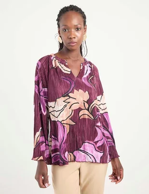 Blusa Chico's manga larga para mujer
