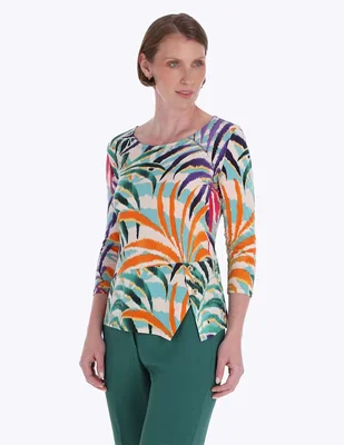 Blusa Charme manga 3/4 para mujer