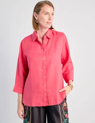Camisa Chico's manga larga para mujer
