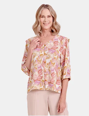 Blusa Vitos manga 3/4 para mujer