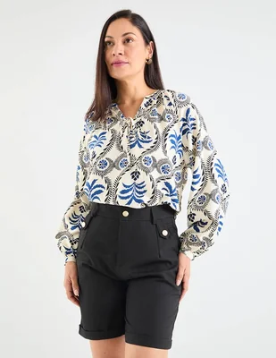 Blusa Lieb manga larga para mujer