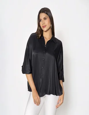 Blusa Studio F manga 3/4 para mujer