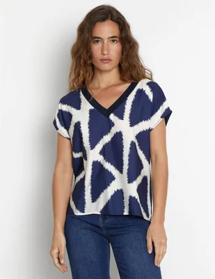 Blusa Trucco manga corta para mujer