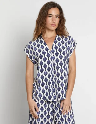 Blusa Trucco manga corta para mujer