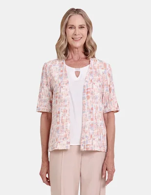 Blusa Vitos manga corta para mujer