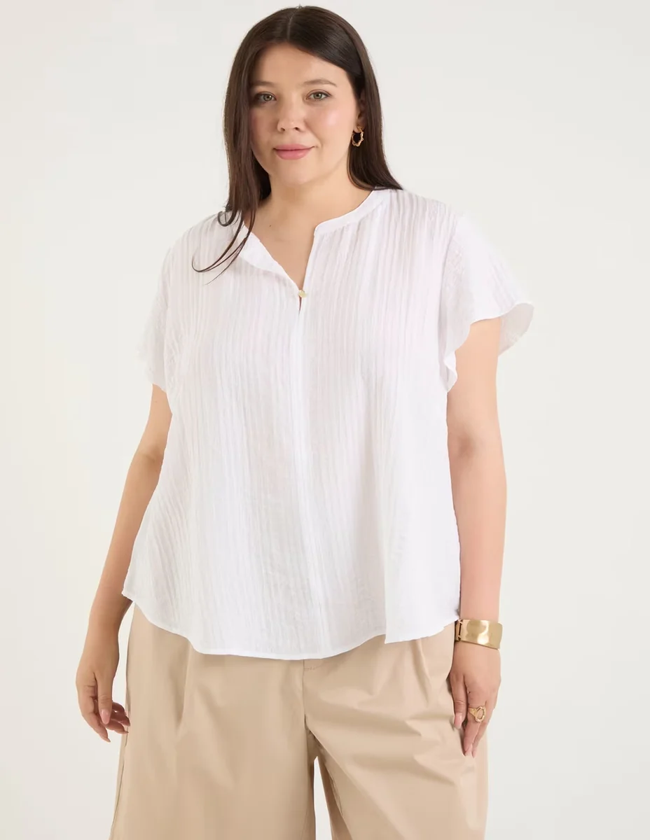 Blusa Liz Claiborne manga corta para mujer