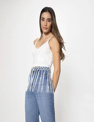 Blusa Studio F sin manga para mujer