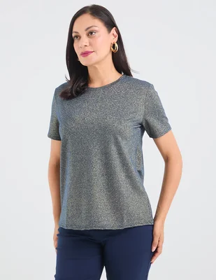 Blusa damaia atelier manga corta para mujer