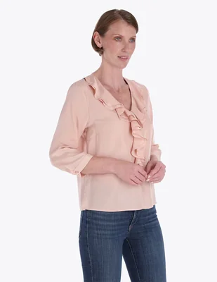 Blusa Charme manga 3/4 para mujer