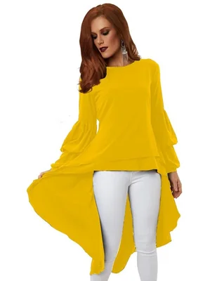 Blusa Beatriz Meade manga larga para mujer